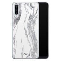 Casevibes Samsung Galaxy A50 hoesje siliconen - Marble Ivory