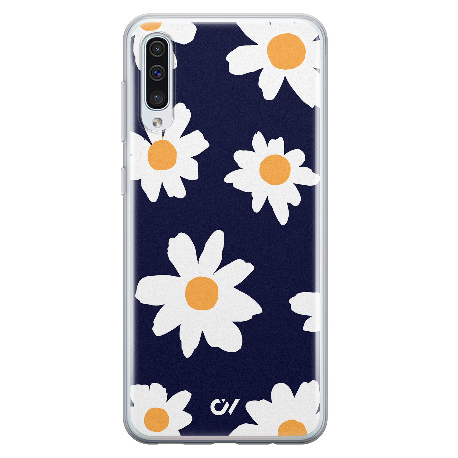 Casevibes Samsung Galaxy A50 hoesje siliconen - Sweet Daisies