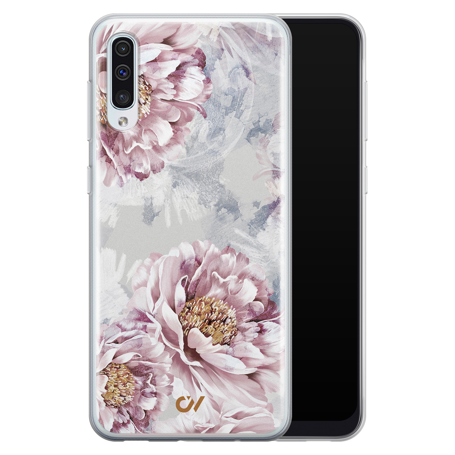 Casevibes Samsung Galaxy A50 hoesje siliconen - Floral Print