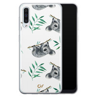 Casevibes Samsung Galaxy A50 hoesje siliconen - Koala Print