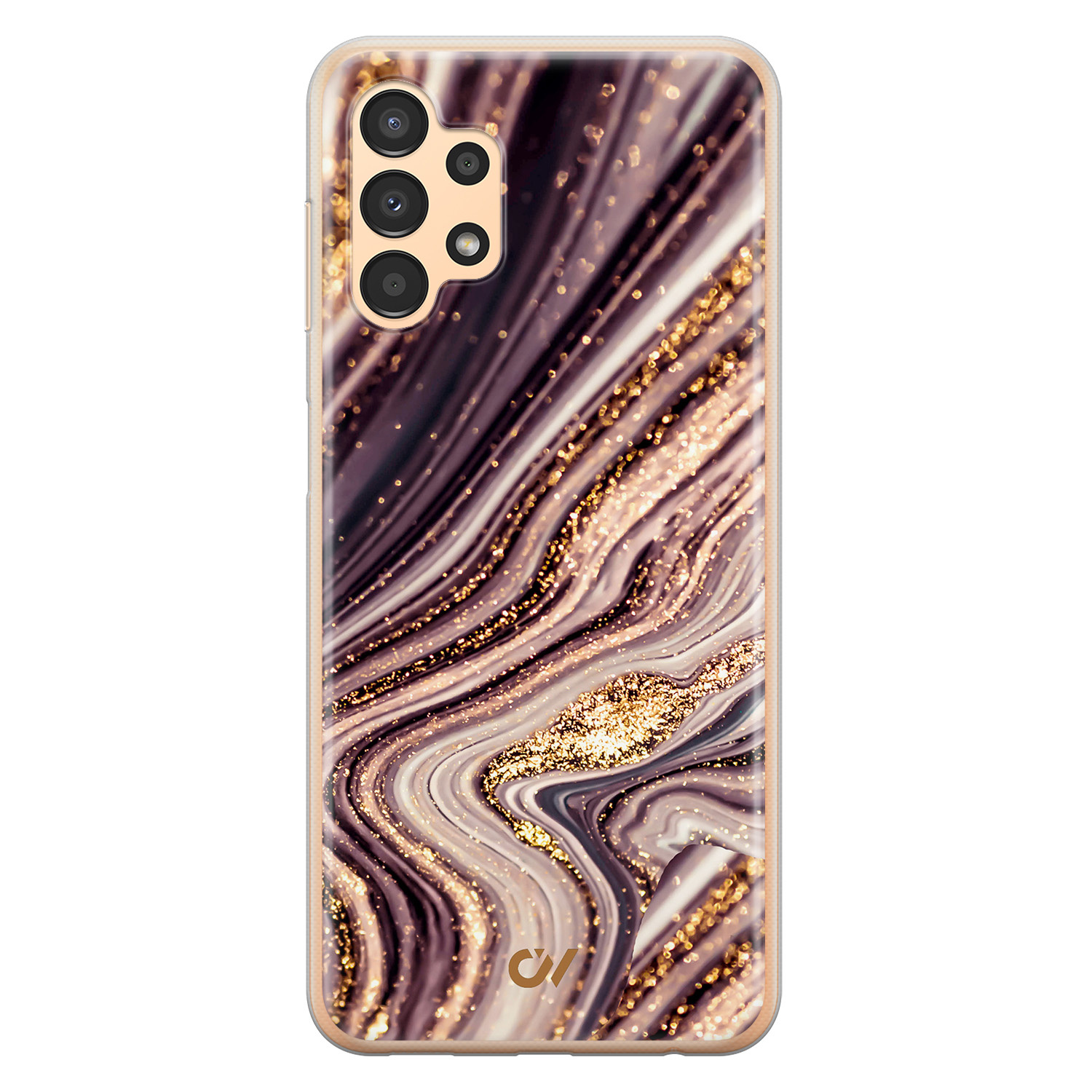 Casevibes Samsung Galaxy A13 4G hoesje siliconen - Marble Twilight