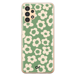 Casevibes Samsung Galaxy A13 4G hoesje siliconen - Retro Cute Flowers