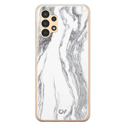 Casevibes Samsung Galaxy A13 4G hoesje siliconen - Marble Ivory