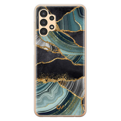 Casevibes Samsung Galaxy A13 4G hoesje siliconen - Marble Jade Stone
