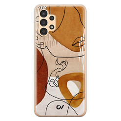 Casevibes Samsung Galaxy A13 4G hoesje siliconen - Abstract Shape Faces