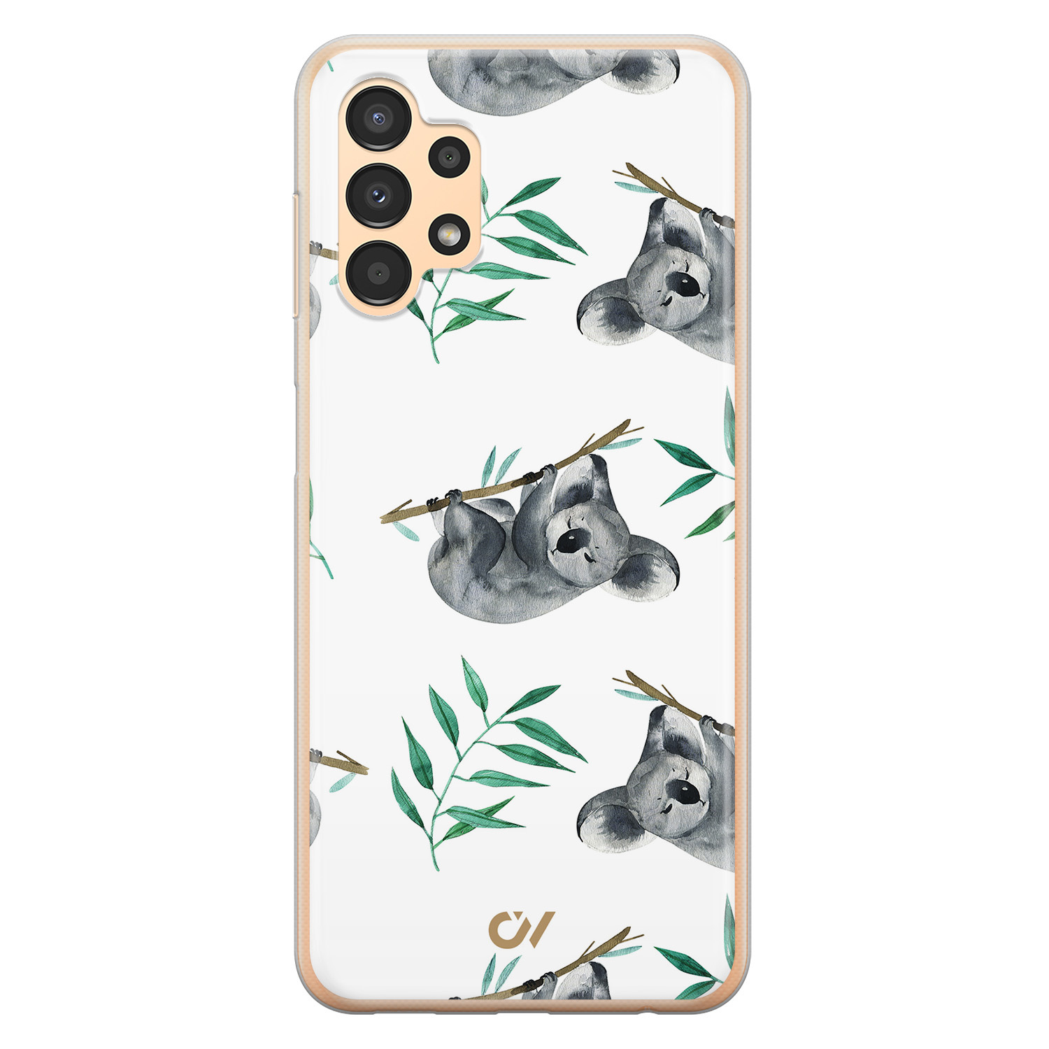 Casevibes Samsung Galaxy A13 4G hoesje siliconen - Koala Print