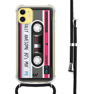 Casevibes iPhone 11 hoesje met koord - Cassette
