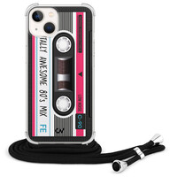 Casevibes iPhone 13 hoesje met koord - Cassette