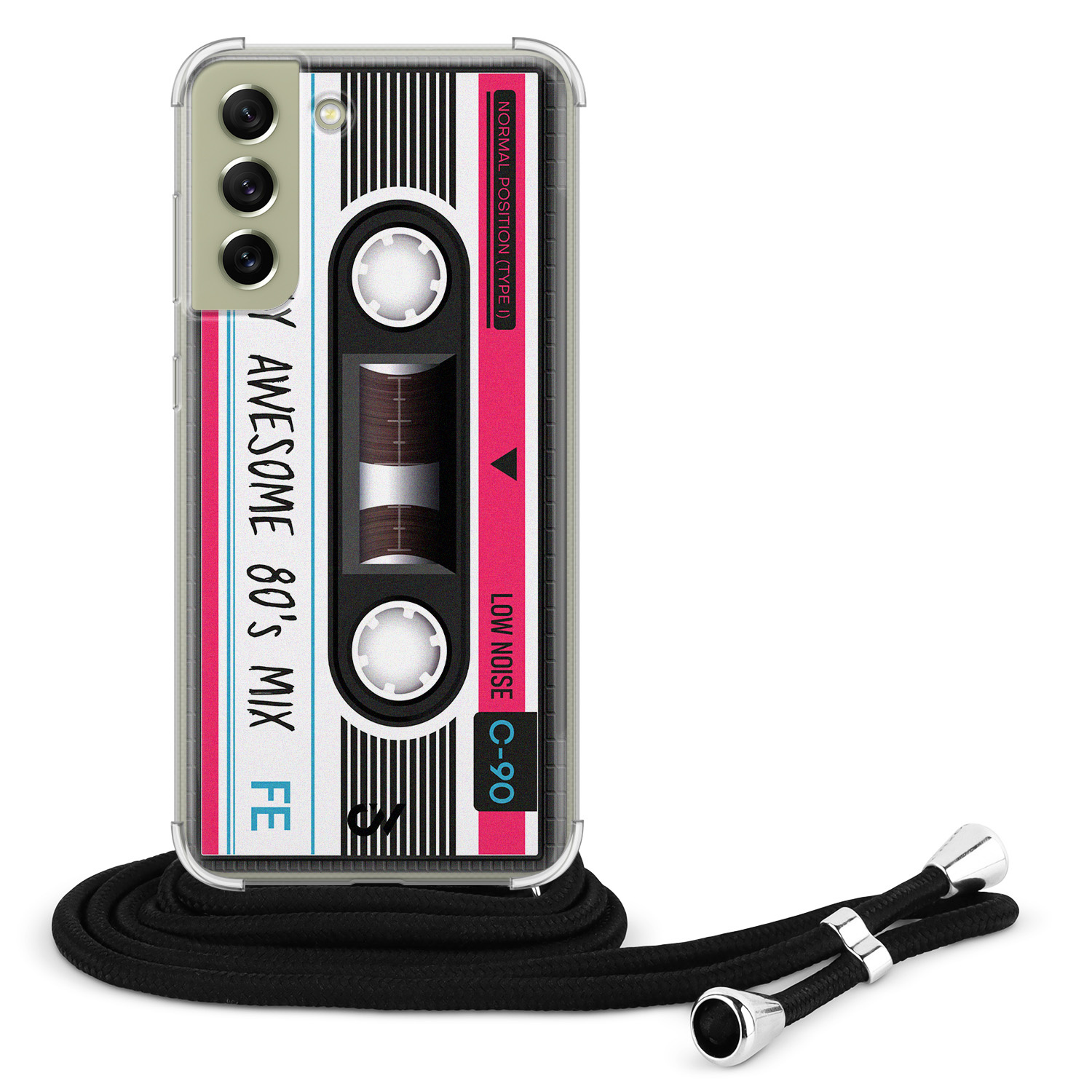 Casevibes Samsung Galaxy S21 FE hoesje met koord - Cassette