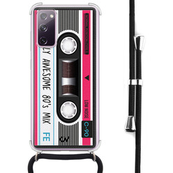 Casevibes Samsung Galaxy S20 FE hoesje met koord - Cassette