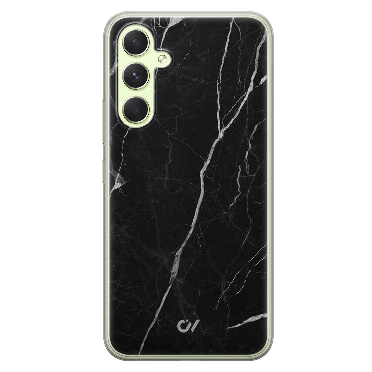 Casevibes Samsung Galaxy A54 hoesje siliconen - Marble Noir