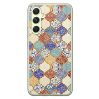 Casevibes Samsung Galaxy A54 hoesje siliconen - Vintage Ceramic Tiles