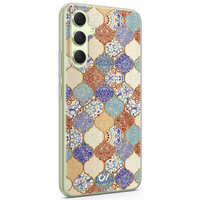 Casevibes Samsung Galaxy A54 hoesje siliconen - Vintage Ceramic Tiles