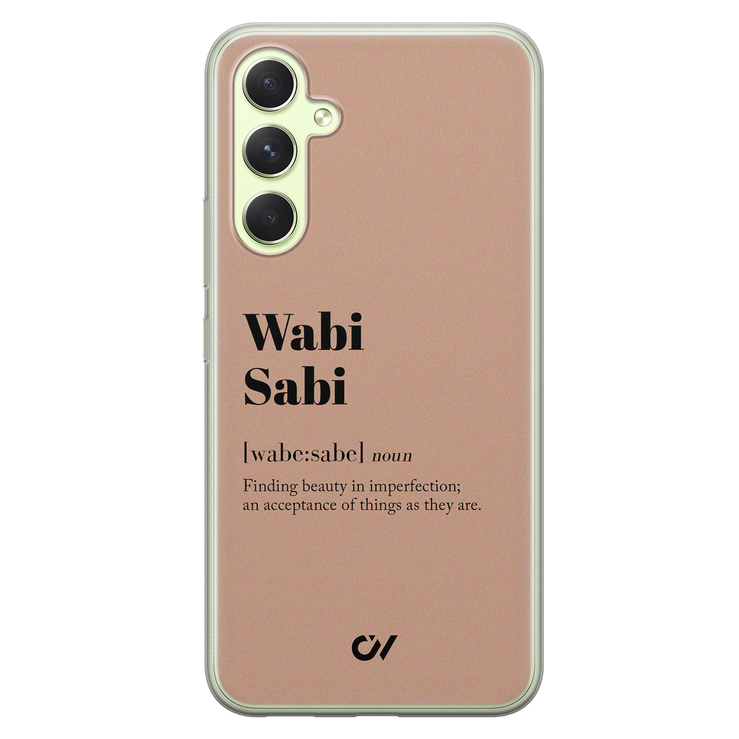 Casevibes Samsung Galaxy A54 hoesje siliconen - Wabi Sabi