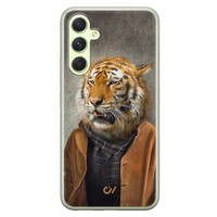 Casevibes Samsung Galaxy A54 hoesje siliconen - Tijger