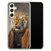Casevibes Samsung Galaxy A54 hoesje siliconen - Tijger
