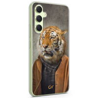 Casevibes Samsung Galaxy A54 hoesje siliconen - Tijger