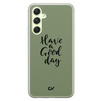 Casevibes Samsung Galaxy A54 hoesje siliconen - Good Day