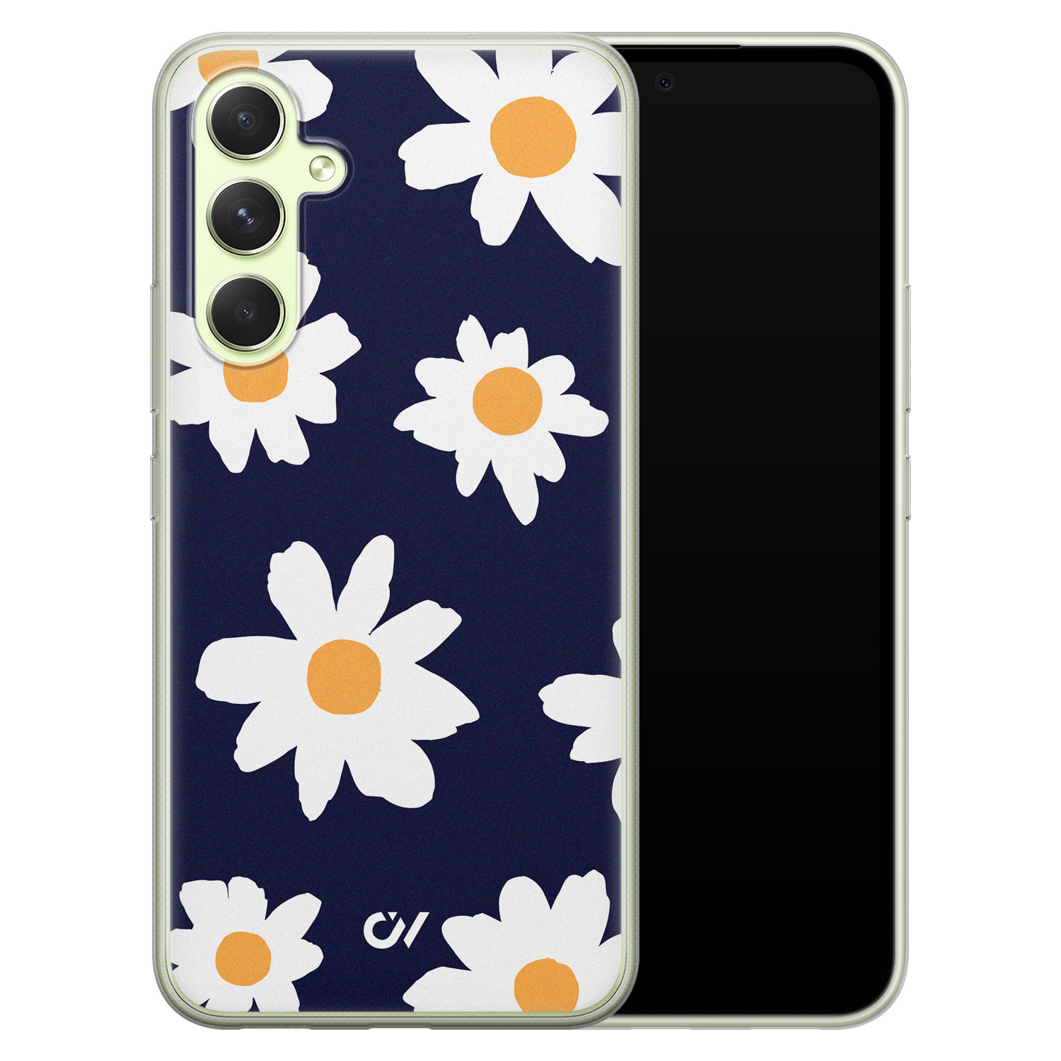 Casevibes Samsung Galaxy A54 hoesje siliconen - Sweet Daisies