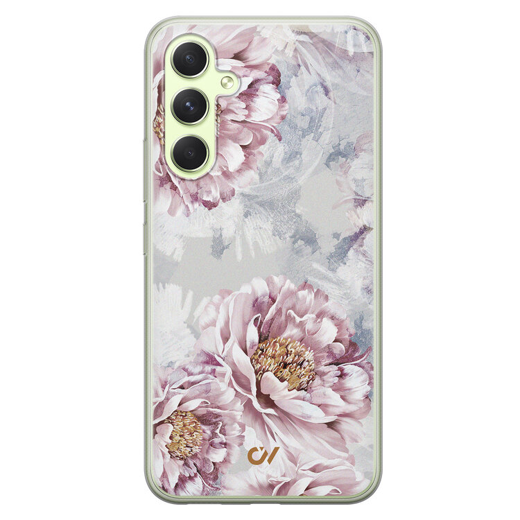 Casevibes Samsung Galaxy A54 hoesje siliconen - Floral Print