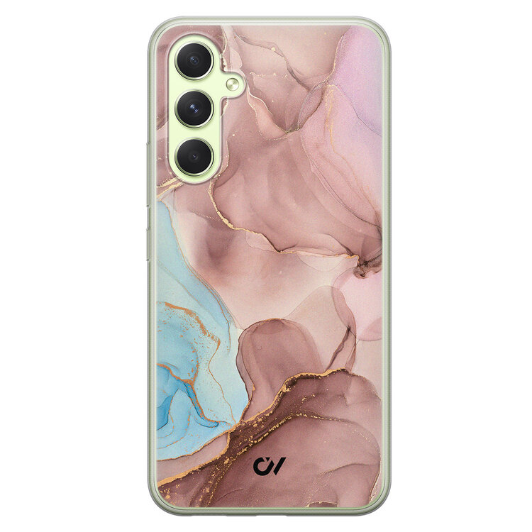 Casevibes Samsung Galaxy A54 hoesje siliconen - Marble Clouds