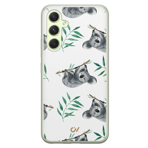 Casevibes Samsung Galaxy A54 hoesje siliconen - Koala Print