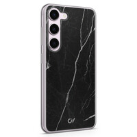 Casevibes Samsung Galaxy S23 hoesje siliconen - Marble Noir