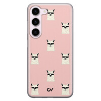 Casevibes Samsung Galaxy S23 hoesje siliconen - Lama Print