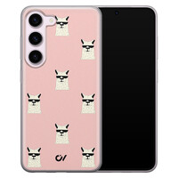 Casevibes Samsung Galaxy S23 hoesje siliconen - Lama Print