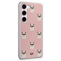 Casevibes Samsung Galaxy S23 hoesje siliconen - Lama Print