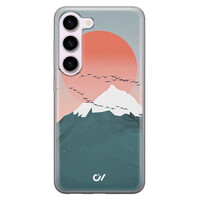 Casevibes Samsung Galaxy S23 hoesje siliconen - Mountain Birds