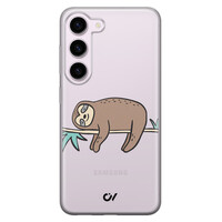 Casevibes Samsung Galaxy S23 hoesje siliconen - Luiaard