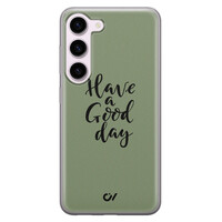 Casevibes Samsung Galaxy S23 hoesje siliconen - Good Day