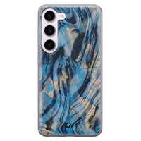 Casevibes Samsung Galaxy S23 hoesje siliconen - Zebra x Leopard