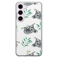 Casevibes Samsung Galaxy S23 hoesje siliconen - Koala Print