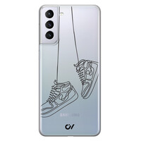 Casevibes Samsung Galaxy S21 Plus hoesje siliconen - Sneakers