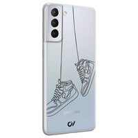 Casevibes Samsung Galaxy S21 Plus hoesje siliconen - Sneakers
