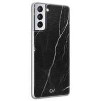 Casevibes Samsung Galaxy S21 Plus hoesje siliconen - Marble Noir