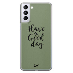 Casevibes Samsung Galaxy S21 Plus hoesje siliconen - Good Day
