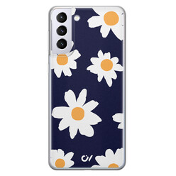 Casevibes Samsung Galaxy S21 Plus hoesje siliconen - Sweet Daisies