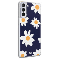 Casevibes Samsung Galaxy S21 Plus hoesje siliconen - Sweet Daisies