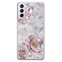 Casevibes Samsung Galaxy S21 Plus hoesje siliconen - Floral Print