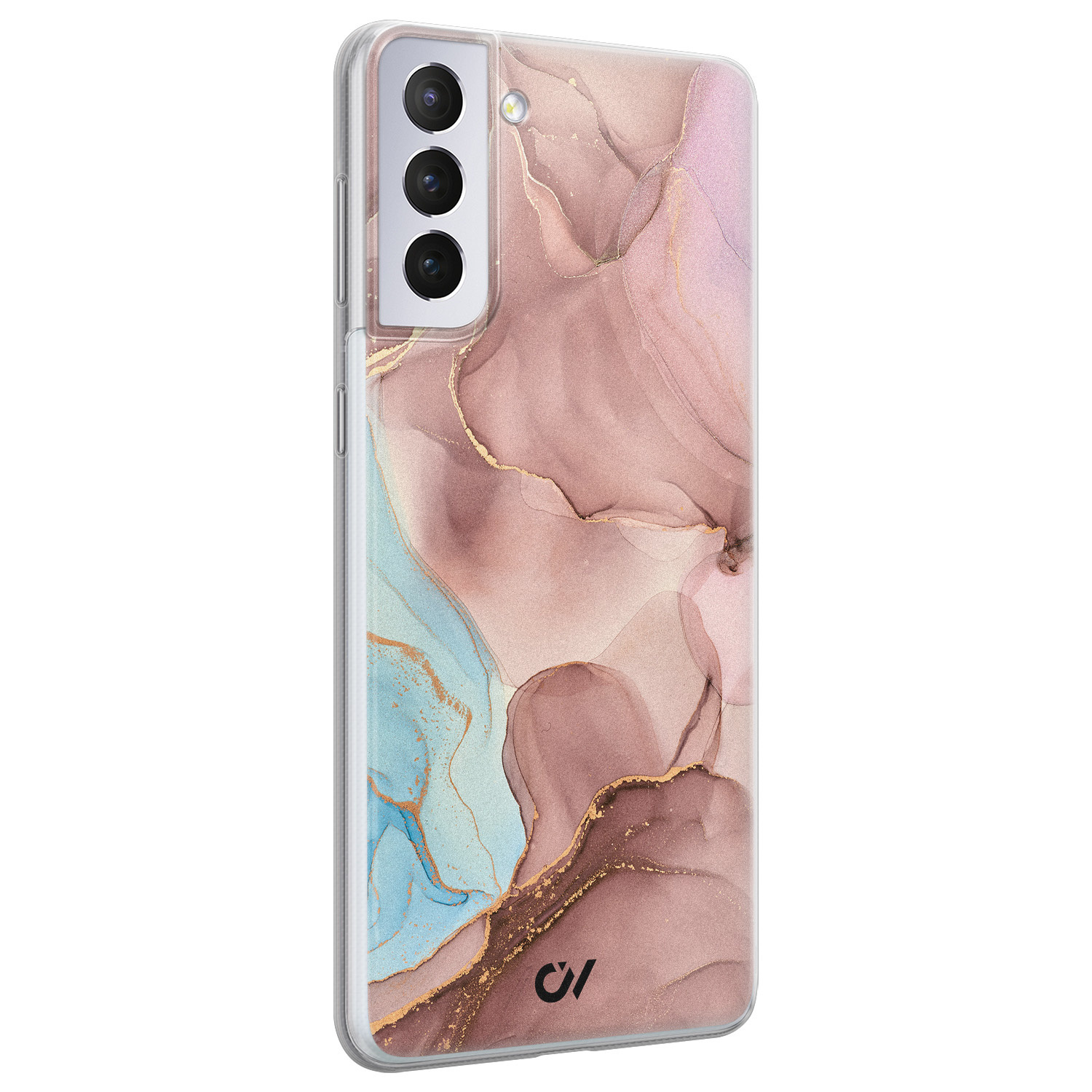 Casevibes Samsung Galaxy S21 Plus hoesje siliconen - Marble Clouds