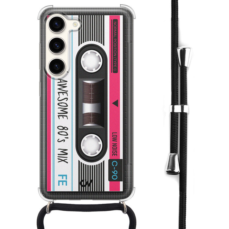 Casevibes Samsung Galaxy S23 hoesje met koord - Cassette