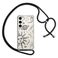 Casevibes Samsung Galaxy S23 hoesje met koord - Zodiac Sterrenstelsel
