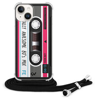 Casevibes iPhone 14 hoesje met koord - Cassette