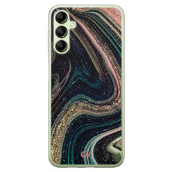 Casevibes Samsung Galaxy A14 5G hoesje siliconen - Marble Twilight