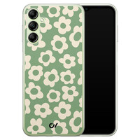 Casevibes Samsung Galaxy A14 5G hoesje siliconen - Retro Cute Flowers