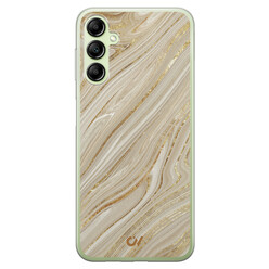 Casevibes Samsung Galaxy A14 5G hoesje siliconen - Golden Marble