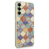 Casevibes Samsung Galaxy A14 5G hoesje siliconen - Vintage Ceramic Tiles